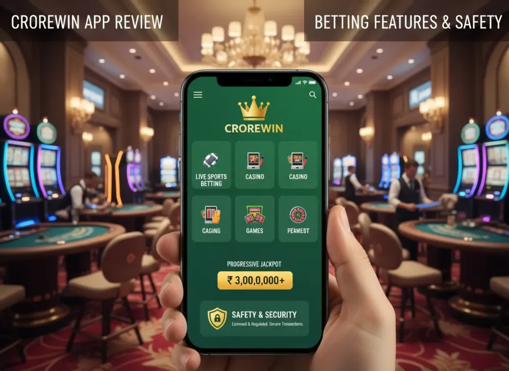 Crorewin app review of betting features and safety